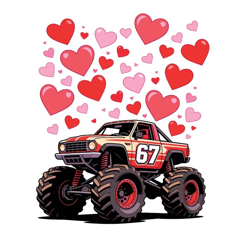 Love Hearts Monstertruck