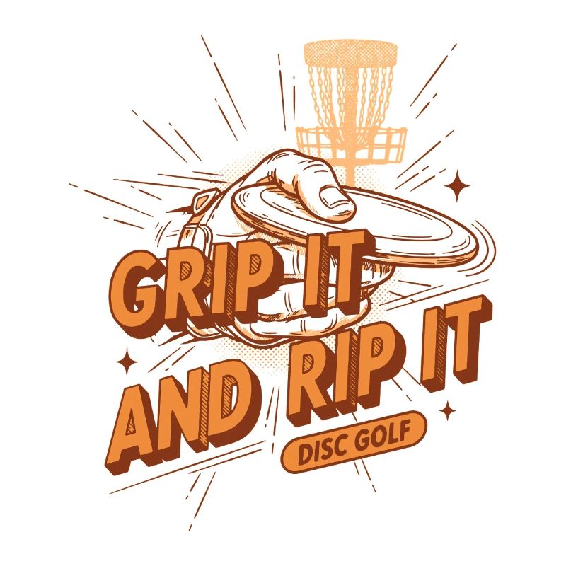 Grip It And Rip It Disc Golf Funny Disc Golf