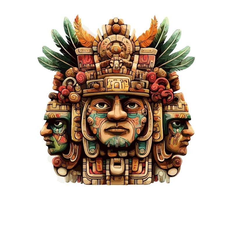 Aztekische Totemmaske