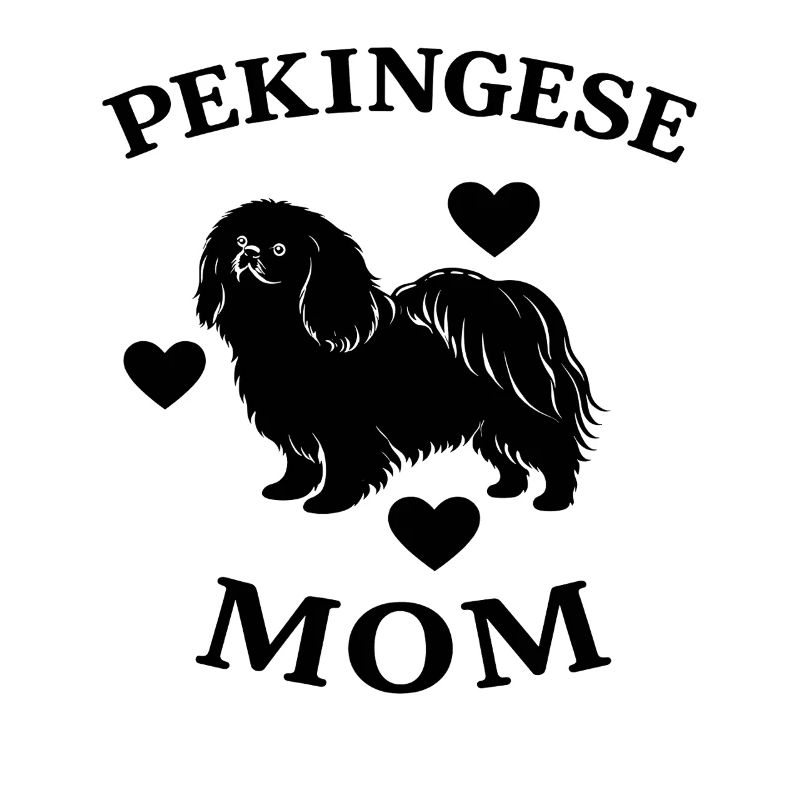 Lustiges Pekinese Mom