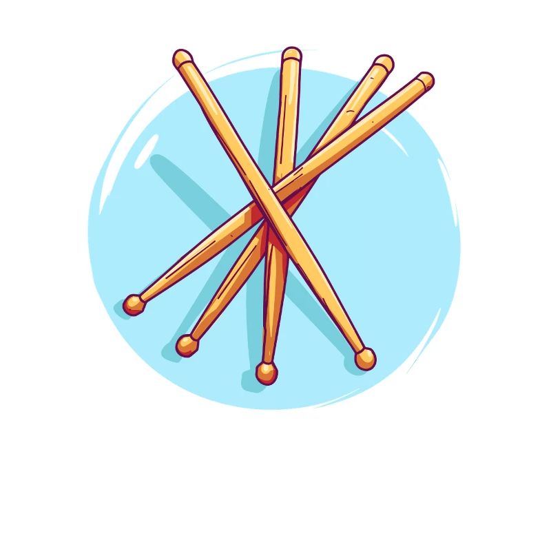 Drumsticks Zeichnung