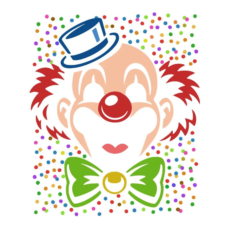 Clown de Carnaval | costume coloré de carnaval