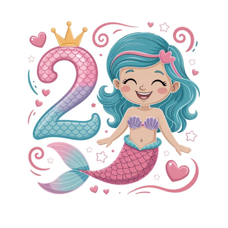 Sirène 2e anniversaire 2 ans