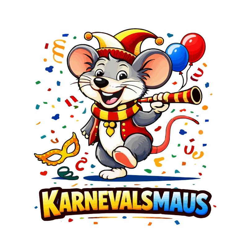 Karnevalsmaus Party-Motiv