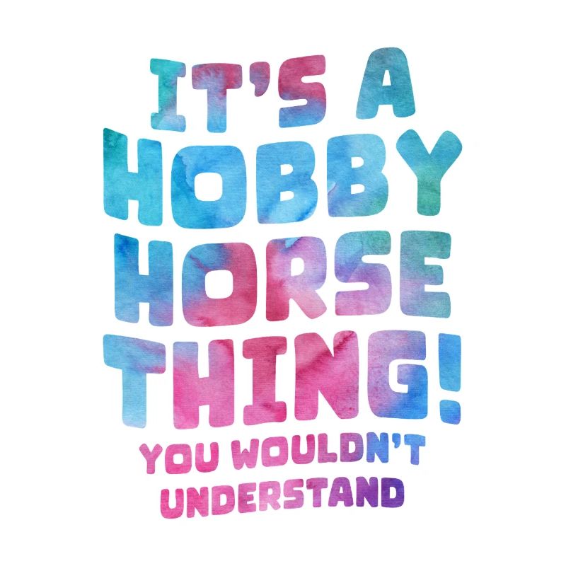 Hobby Pferd Spruch Shirt