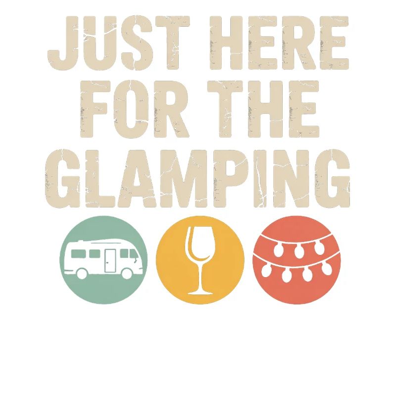 Nur zum Glamping hier