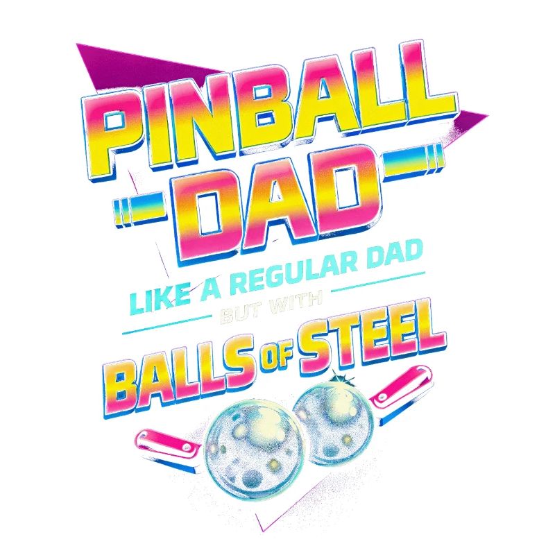 Pinball Flipperspieler Vater