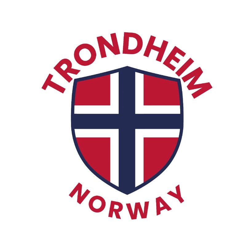 Trondheim-Norwegen-Schild