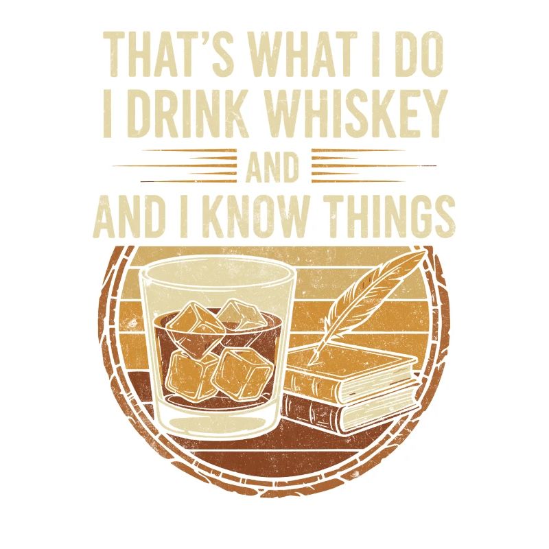 Whiskey, Bücher und Bar-Look