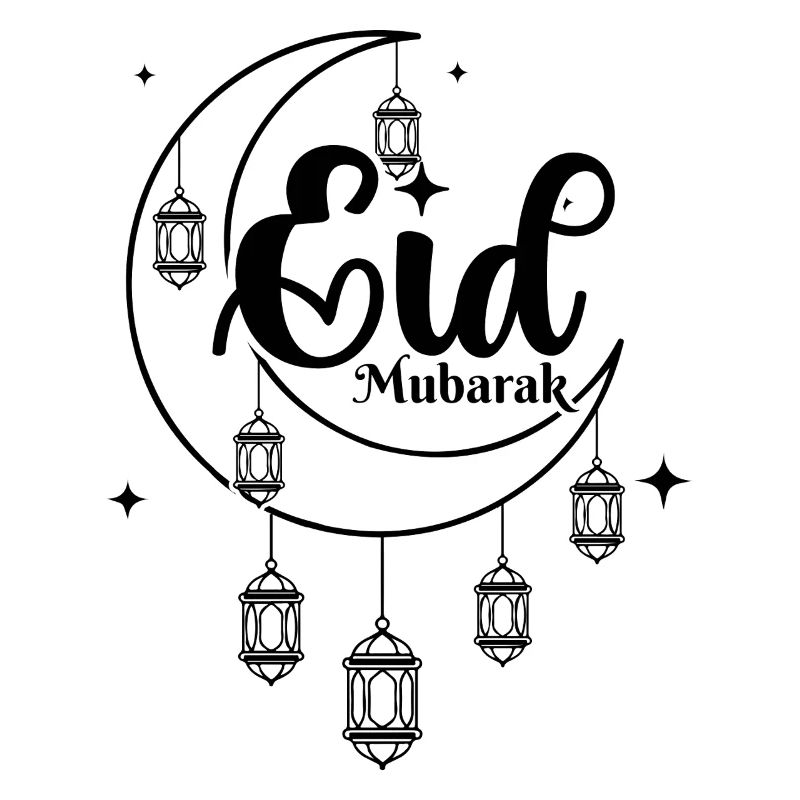 Eid Mubarak – Frohes Ramadan-Muslim