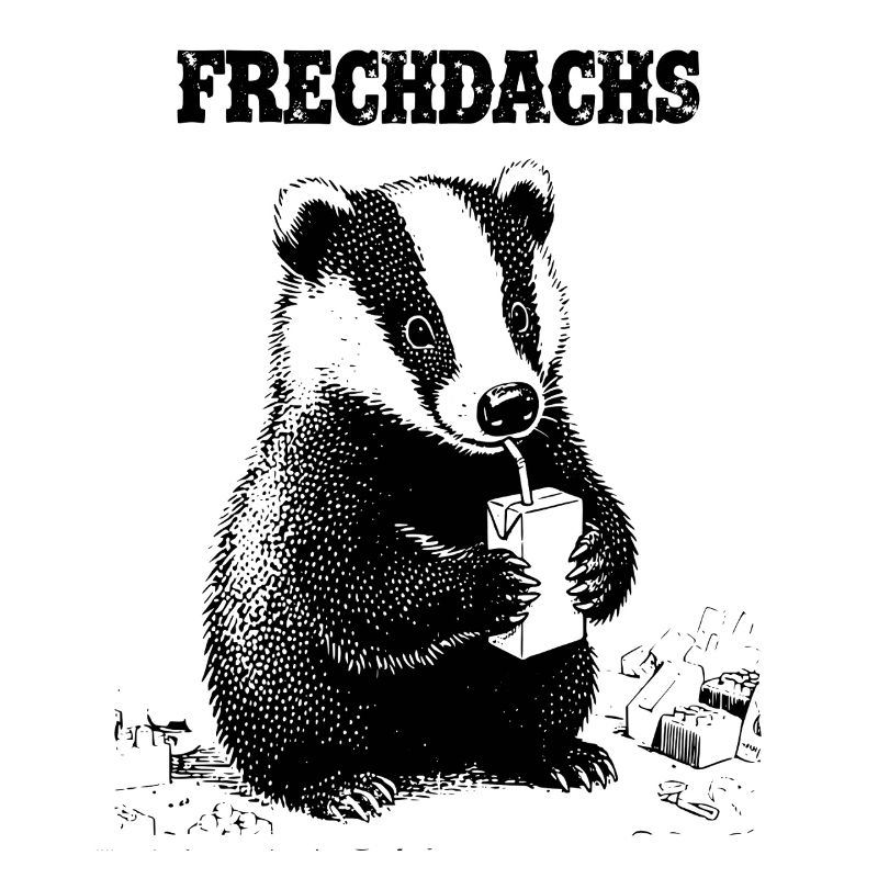 Cheeky Badger with Drink Packet