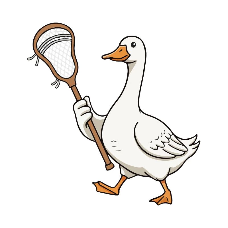 Lacrosse Ente mit Netz