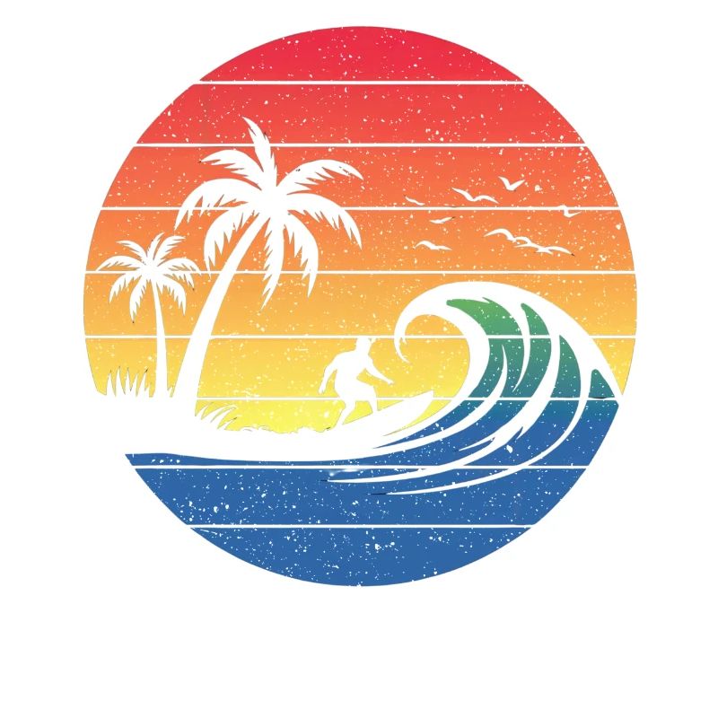 Sonnenuntergang Surf Circle