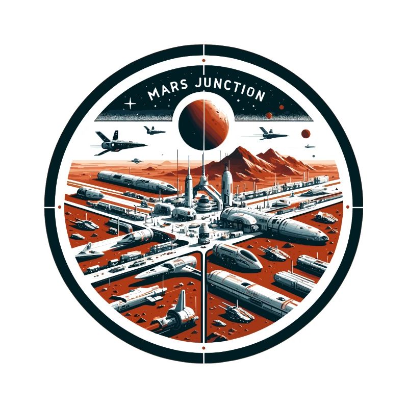 Mars Junction Spaceport Patch
