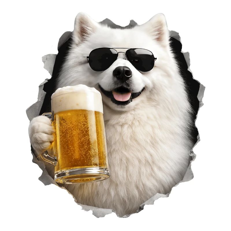 Japanischer Spitz Bier