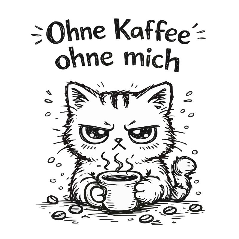 Katzenkaffee Grimasse