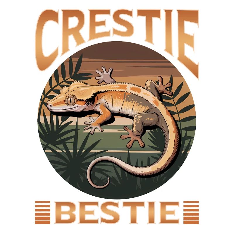 Funny Reptile Crested Gecko