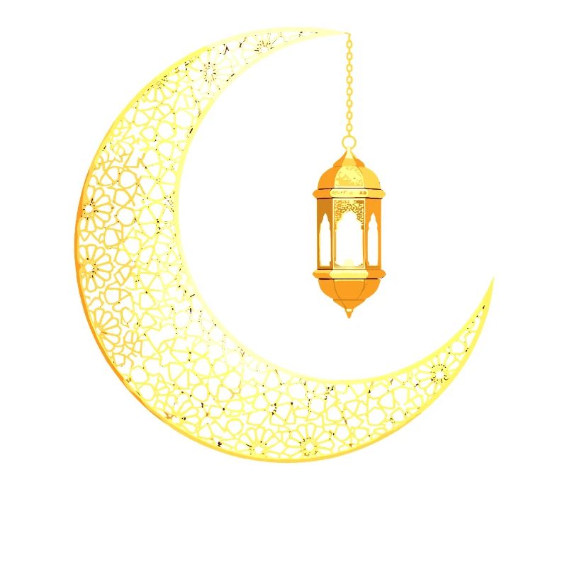 Ramadan Mondsichel Eid Mubarak