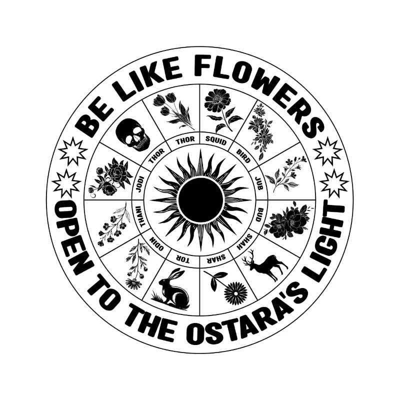 Be Like Flowers Pagan Spring Ostara Light