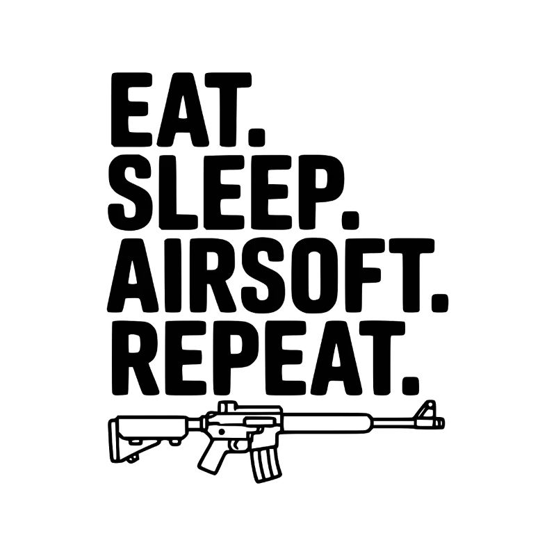Iss. Schlaf. Airsoft. Wiederholen.