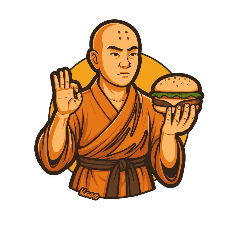 Zen Burger Monk