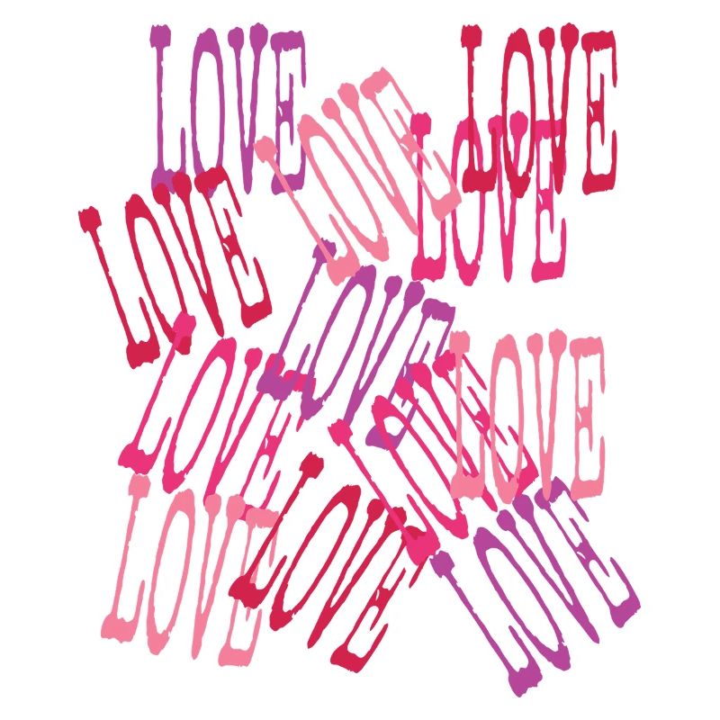Love Cascading Romantic Lettering