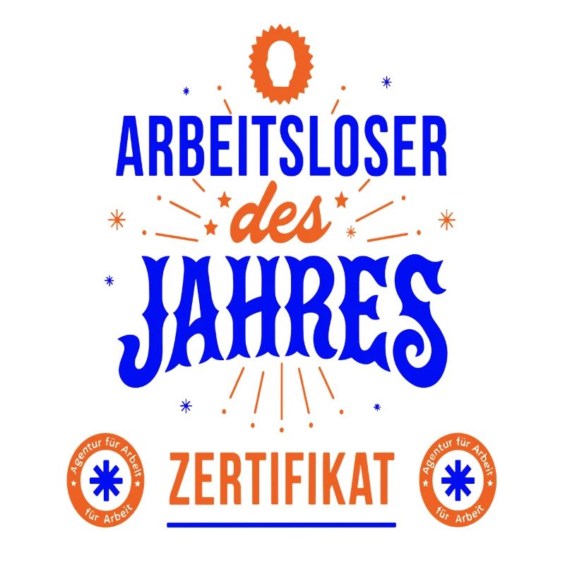 Arbeitsloser des Jahres Zertifikat