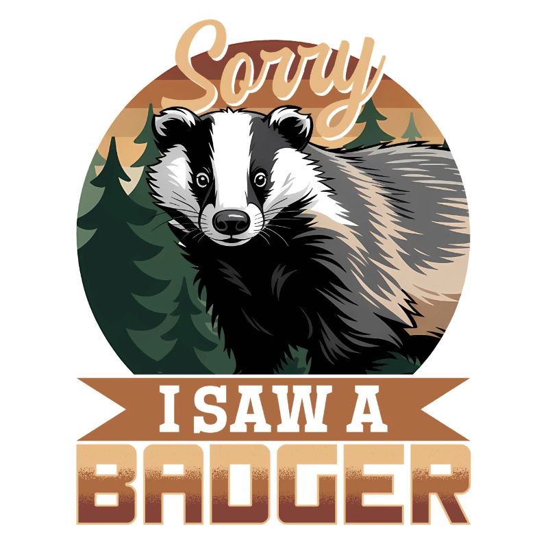 Funny Animal Badger