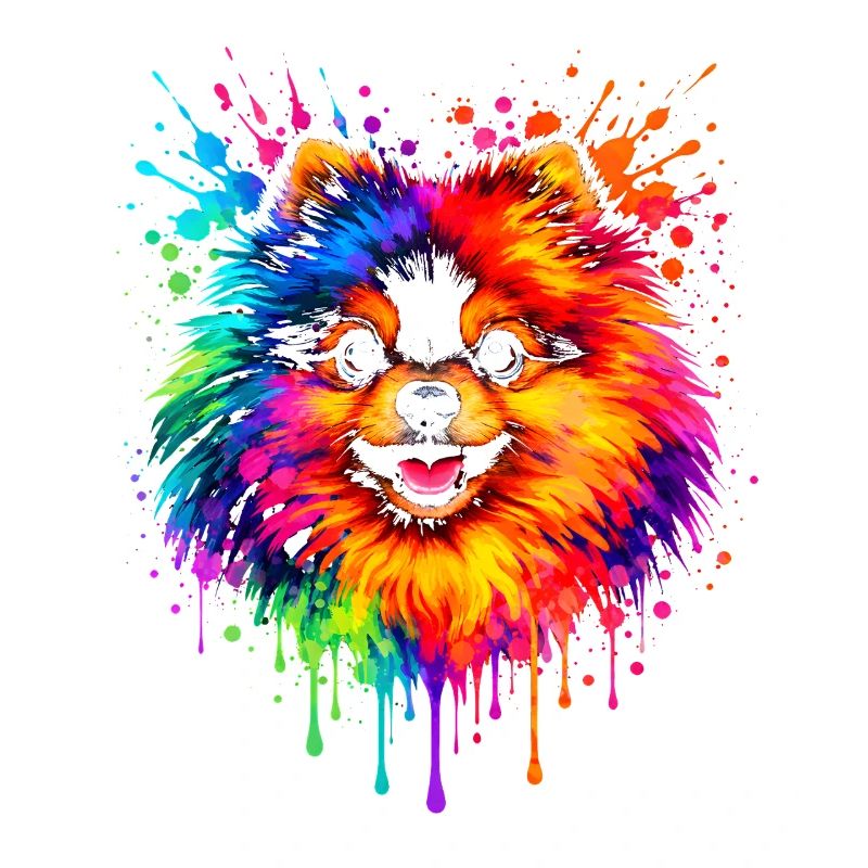 Pomeranian | Zwergspitz Pop Art