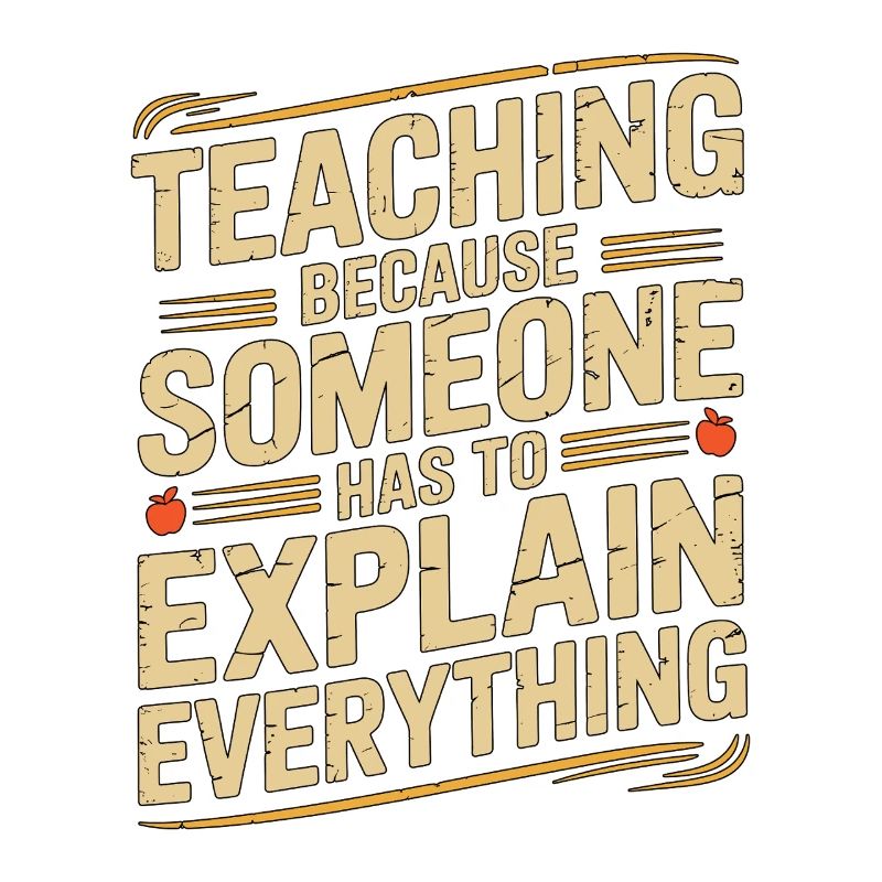 Elementary Teacher Teaching Because School Tutor