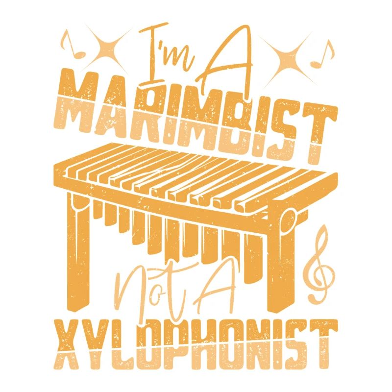 Marimbist, kein Xylophonist, Perkussionsmusiker