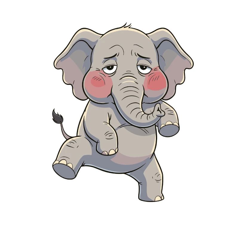 Kuscheliges Elefantenbaby