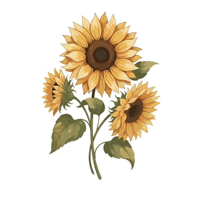 Sonnenblumenstrahl Gelb