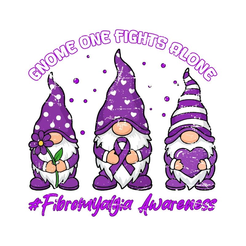 Fibromyalgie-Bewusstseins-Gnom-Fibro-Band