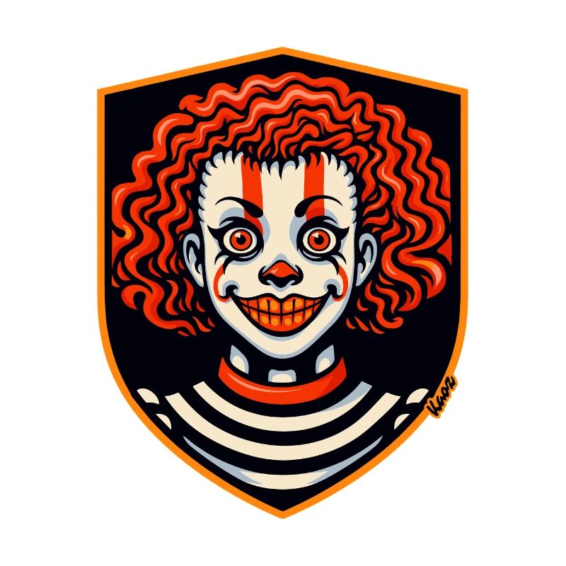 Harlekin-Wut-Schildclown