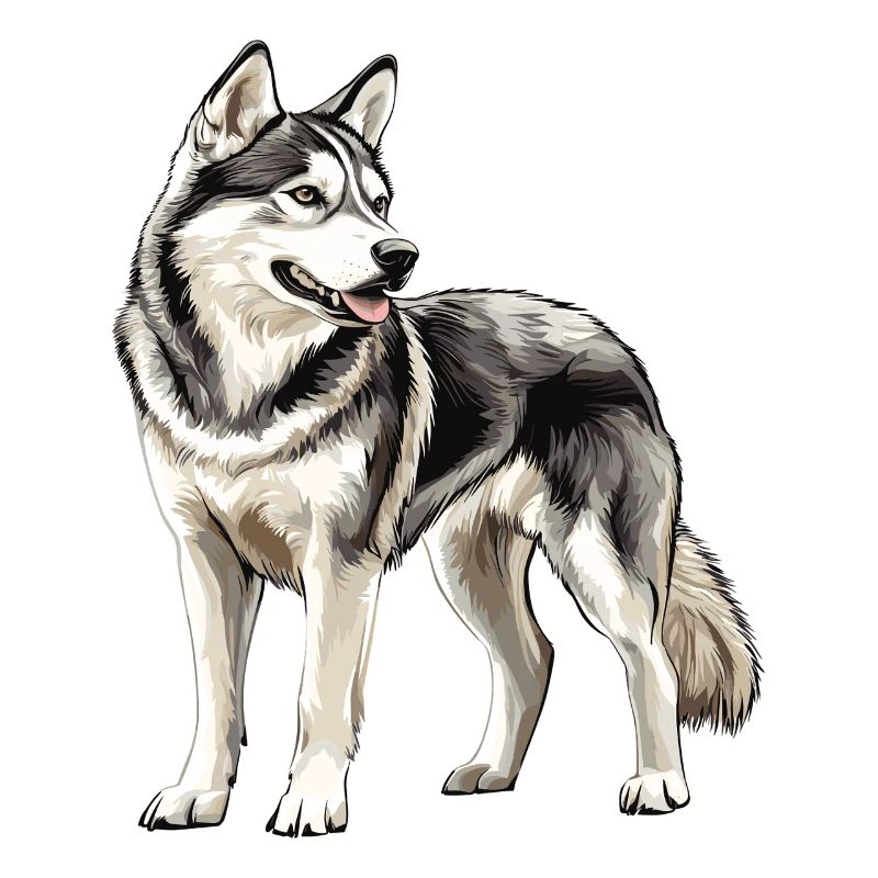 Husky Porträt