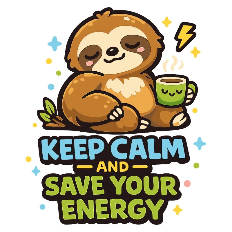 Kuschelsloth Kaffee Ruhe