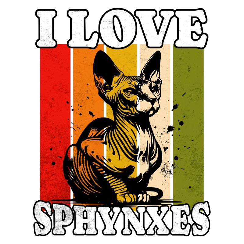 I Love Sphynx Cat