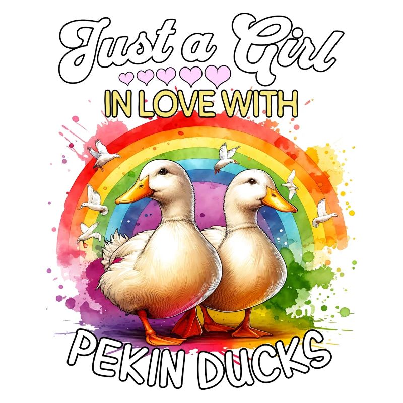 Pekingente Mädchen Pekin Duck