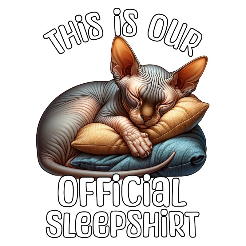 Sphynxkatze Schlafshirt