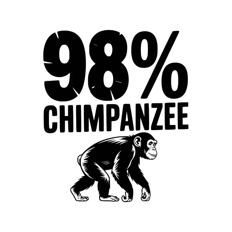 98 % Schimpansen