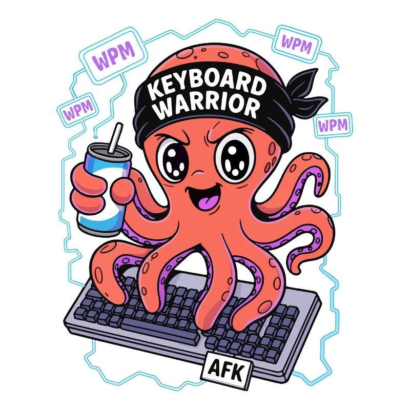 Keyboard Warrior Tintenfisch