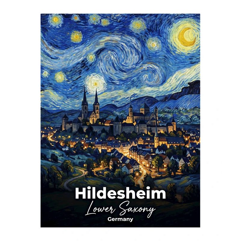 Hildesheim Germany Starry Night