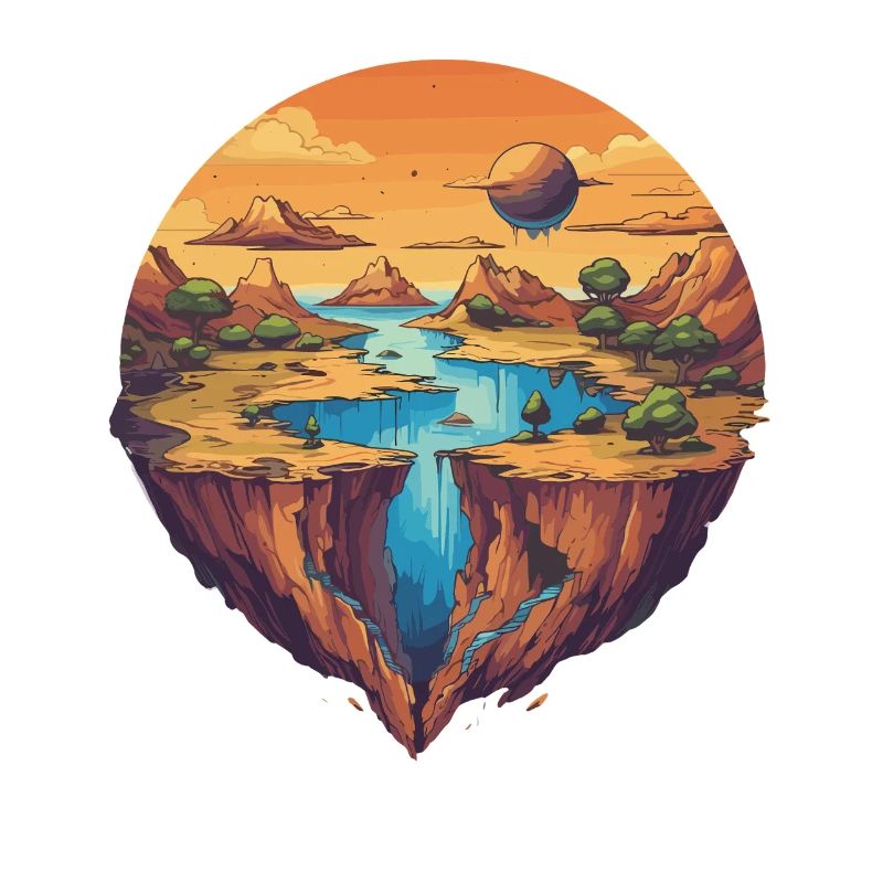  Faszinierende Fantasiewelt Kluftlandschaft Im