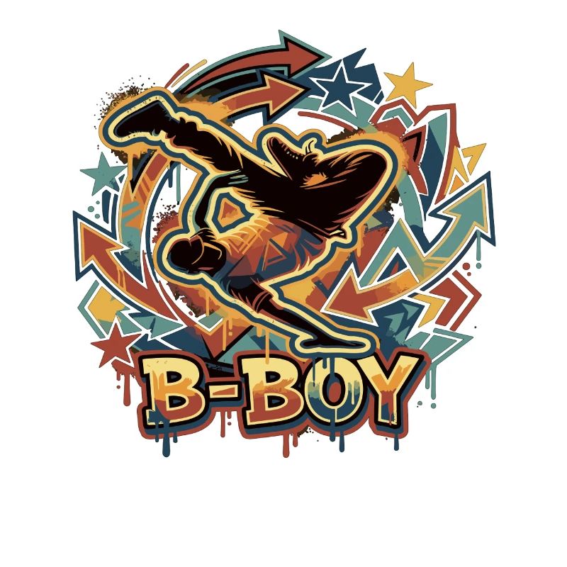Breakdance B-Boy Streetstyle Graffiti