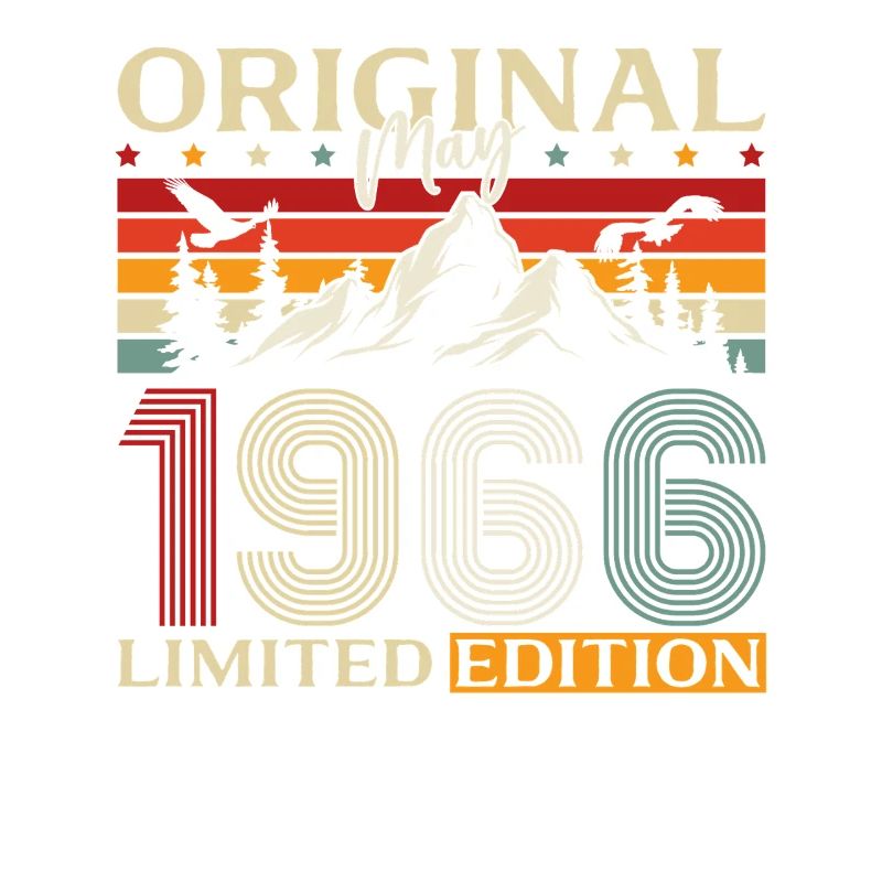 60. Geburtstag Geschenk Original Mai 1966
