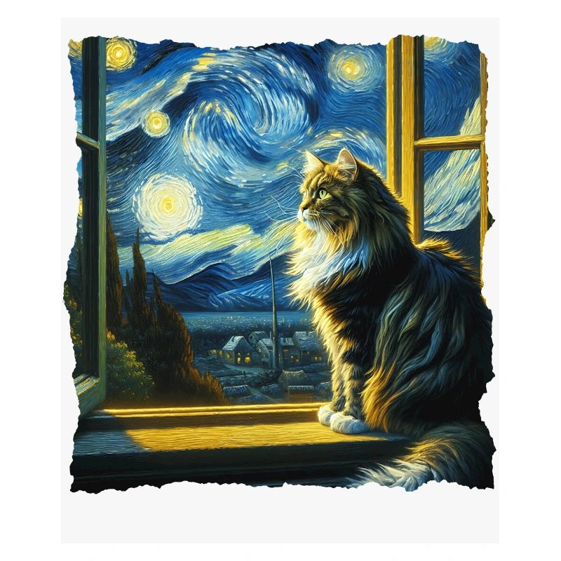 Maine Coon Starry Night