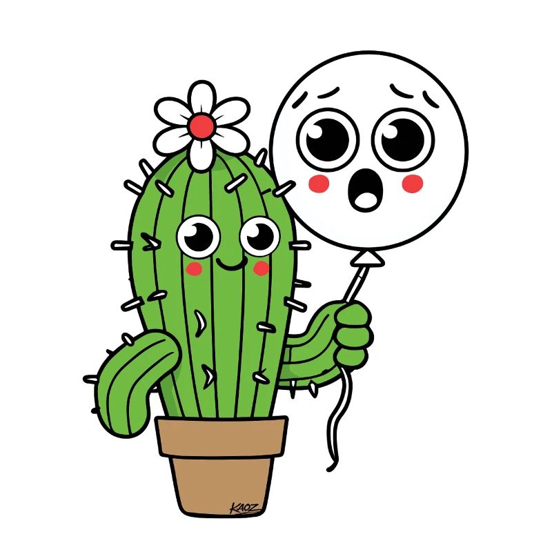 Cactus Buddy und Balloon Ghost