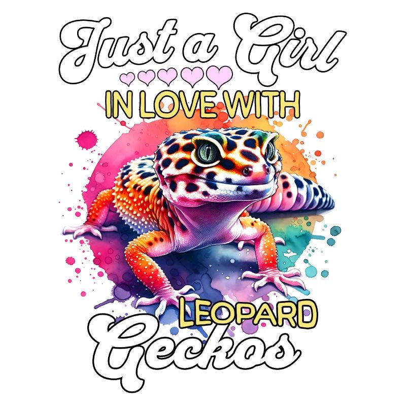Mädchen Leopardgecko
