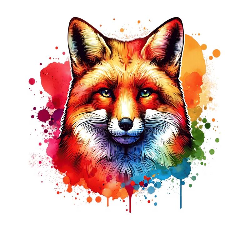 Red Fox Fox Motif